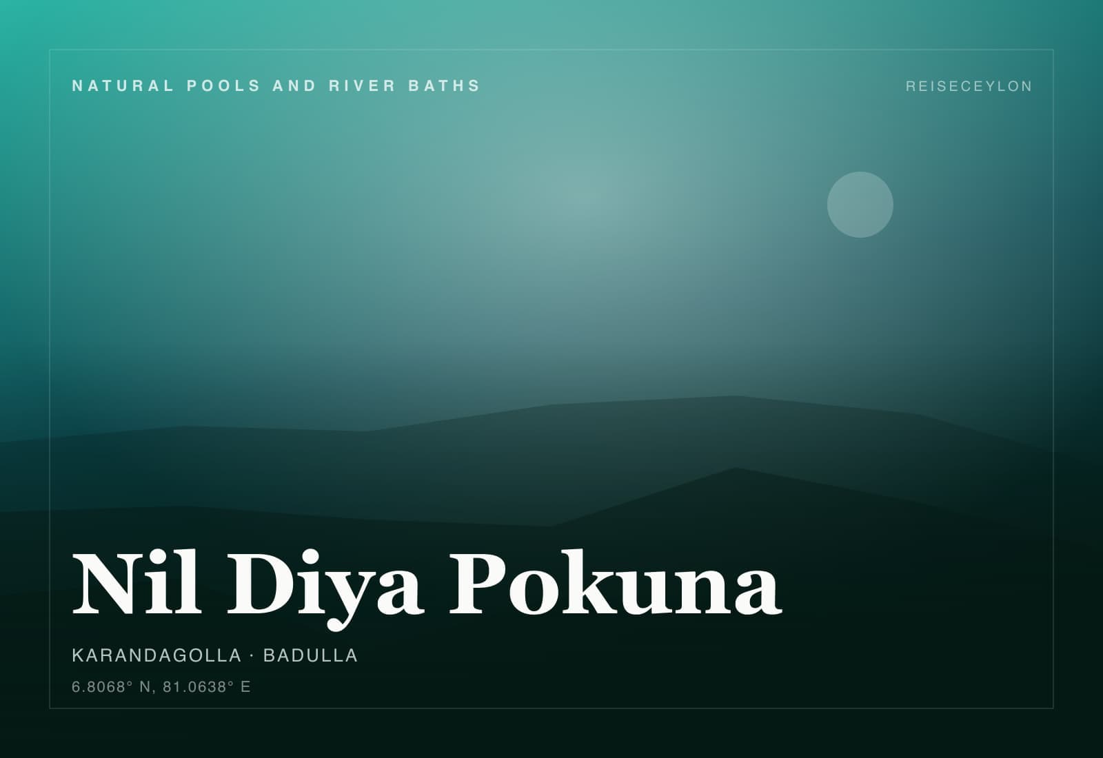 Nil Diya Pokuna